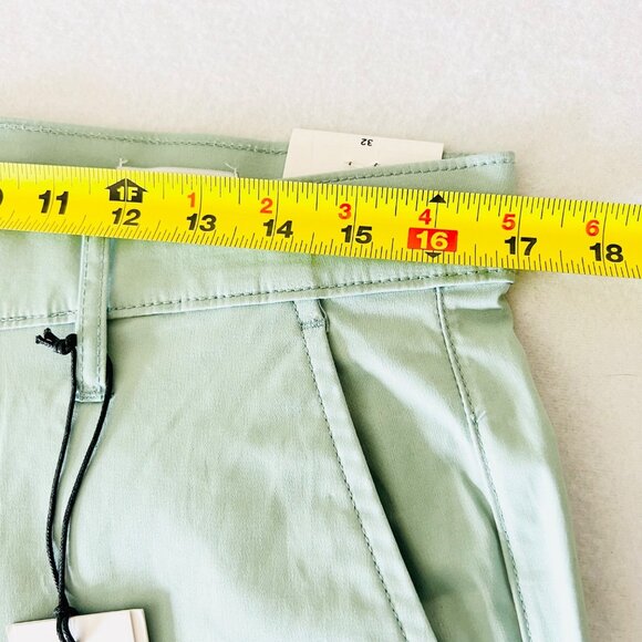 Kenneth Cole Men's Green Slim Fit Lightweight Stretch Chino Shorts Size 32 NWT - Picture 8 of 12